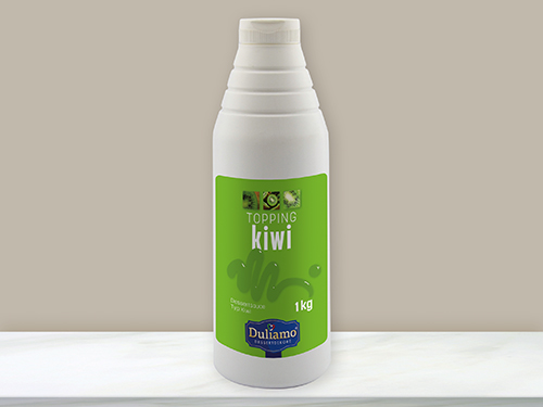 DULIAMO Kiwi Topping Dessertsa - Flasche mit 1 Kilogramm