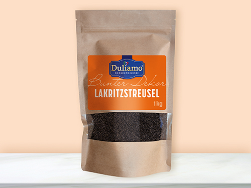 DULIAMO Lakritzstreusel schwar