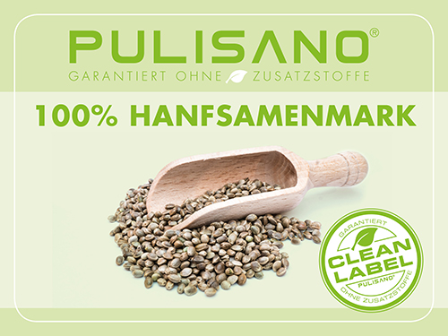 PULISANO Bio-Hanfsamenmark 100 - Dose mit 3 Kilogramm
