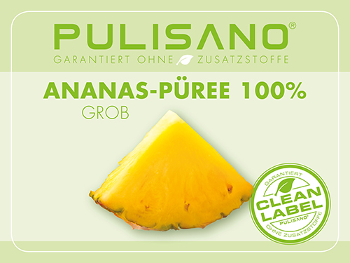 PULISANO Ananas-Püree - Karton mit 12 Kilogramm